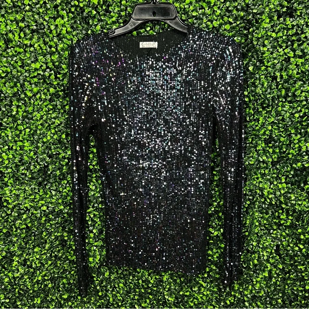 FREE PEOPLE INTIMATELY | Gold Rush Sequin Top